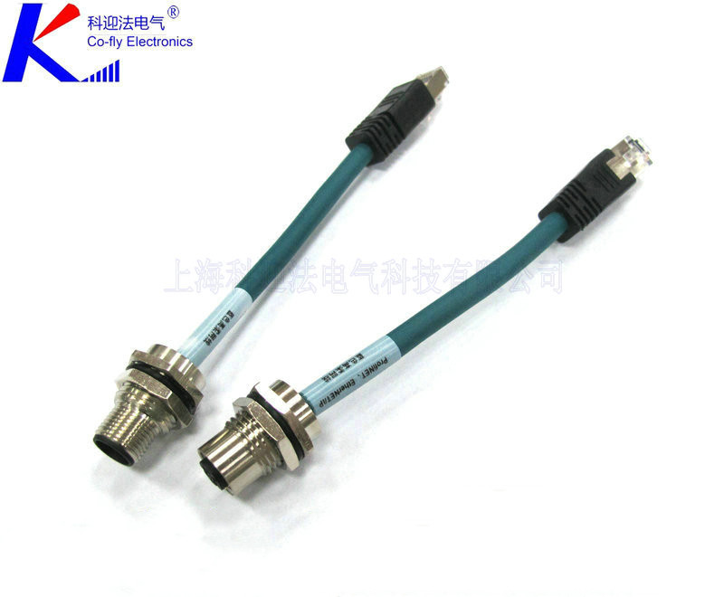 M12數(shù)據(jù)通信連接器工業(yè)RJ45連接器